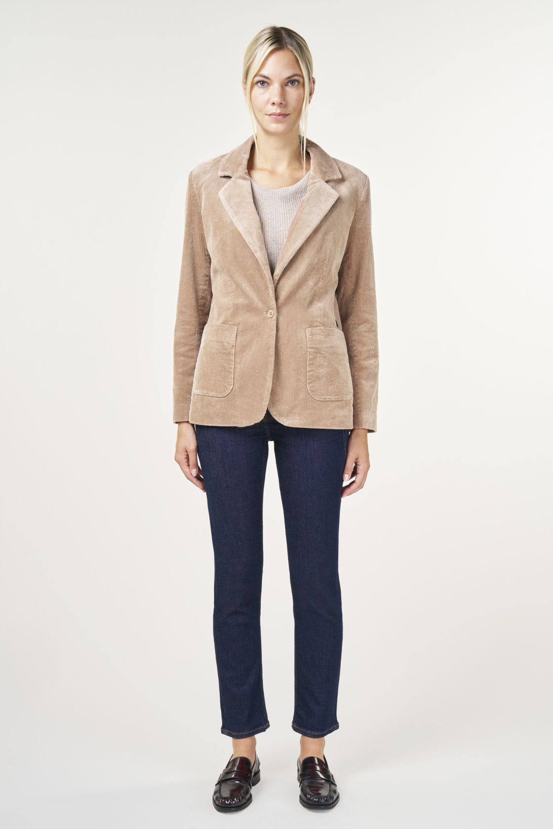 CHARLY - BLAZER dune beige